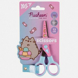 Ножиці дитячі Yes Pusheen 13см з принтом на лезі фото