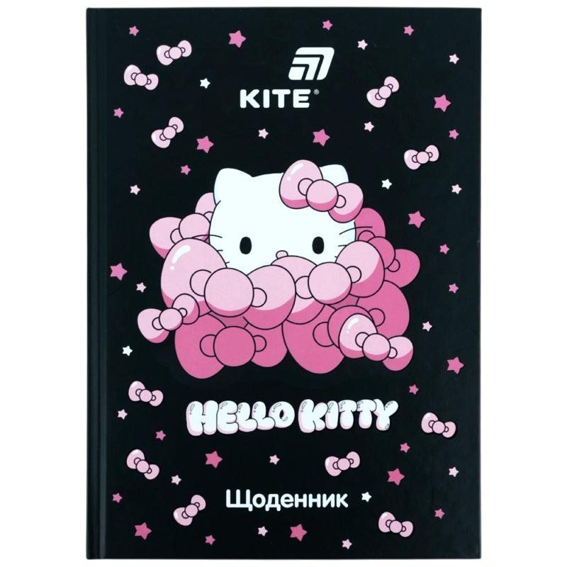 Щоденник шкільний Kite Hello Kitty тверда обкладинка фото